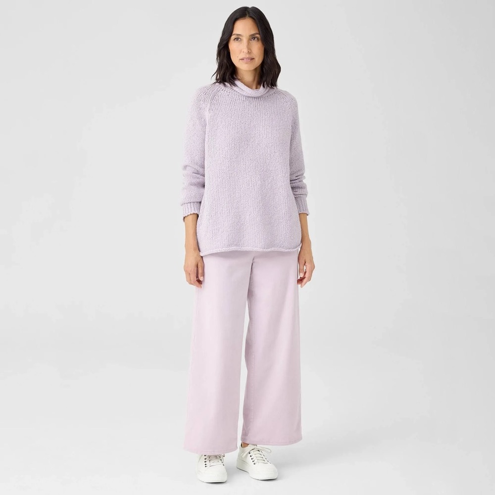 Eileen Fisher Raglan Turtleneck Pullover - Picture 4 of 11